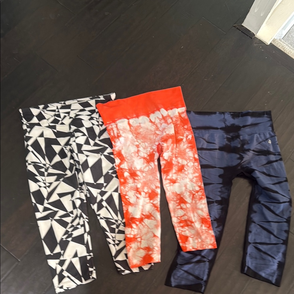 Capri 3 pair all have been worn but great condition small extra stretchy.